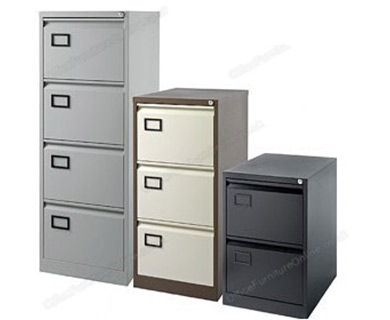 2 Metal filing cabinet